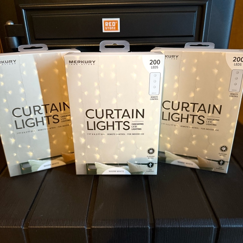 White Curtain Lights for a Modern Ambiance